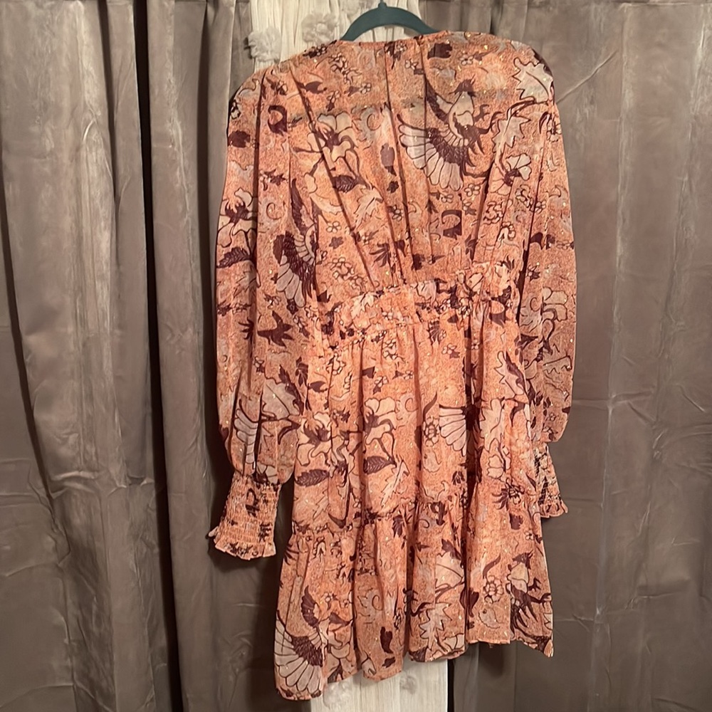 NWT Anthropology O.P.T Floral Degege dress - Picture 5 of 6